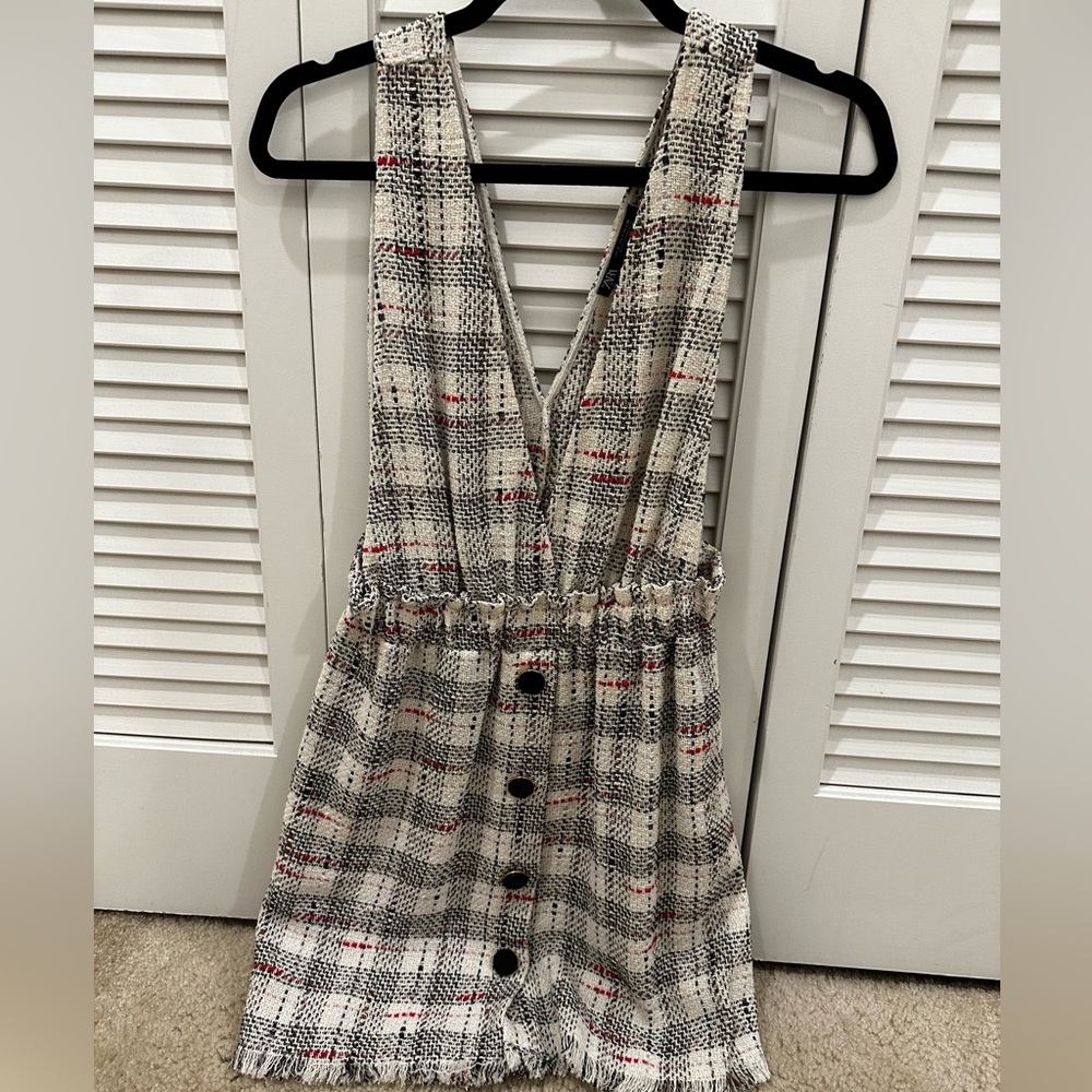 Zara Pinafore Dress Size Small